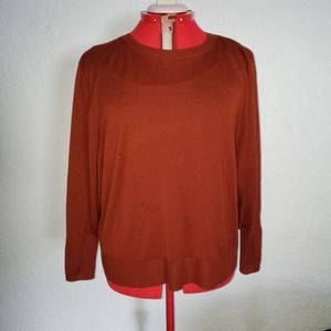 Zara knit Large Orange top